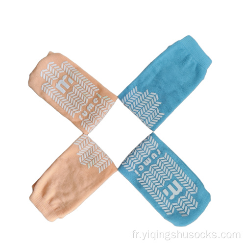 Chaussettes avec l'adhérence pour l'hôpital Soft et Sweat Absorbants Slipper Choques